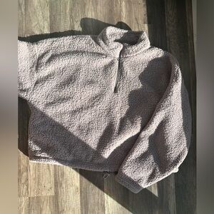 American Eagle Teddy Half Zip Fleece🧸☁️